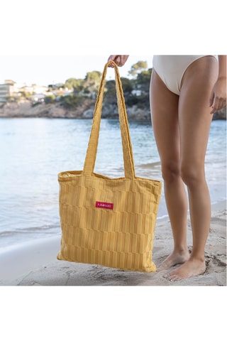 $Tote-bag de plage - Jaune
