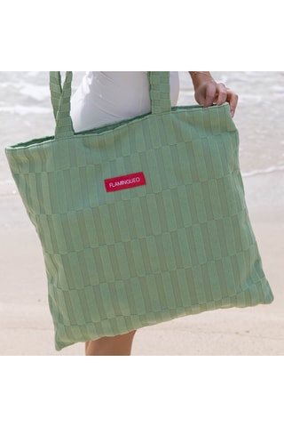 $Tote-bag de plage - Vert