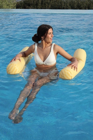 $Flotteur de piscine gonflable - 73 x 16,5 x 115 cm - Jusqu'à 100 kg