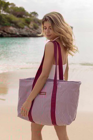 $Cabas de plage - Grenat