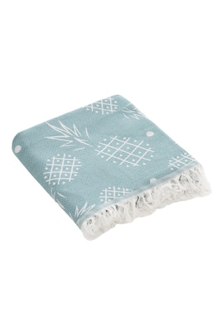 $Fouta de plage - Bleu clair - 90 x 180 cm