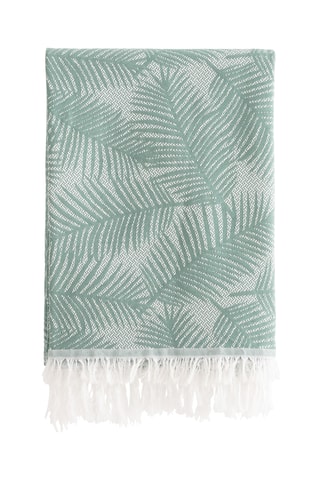 $Fouta de plage - Vert - 90 x 180 cm