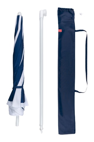 $Parasol rond avec pied - Diamètre toile 160 cm