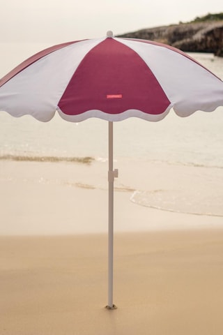 $Parasol rond avec pied - Diamètre toile 160 cm