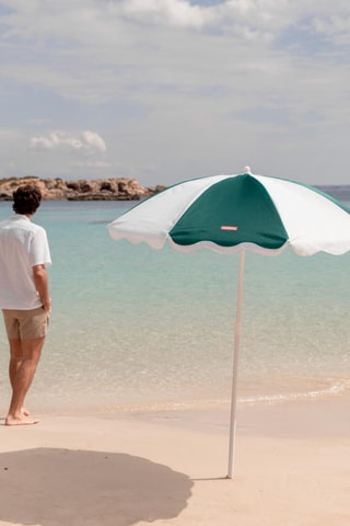 $Parasol rond avec pied - Diamètre toile 160 cm