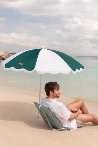 $Parasol rond avec pied - Diamètre toile 160 cm