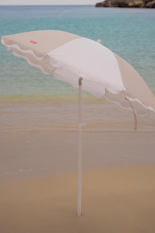 $Parasol rond avec pied - Diamètre toile 160 cm
