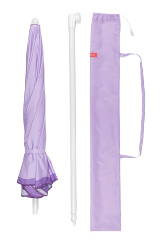 $Parasol rond avec pied - Diamètre toile 160 cm