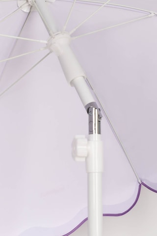 $Parasol rond avec pied - Diamètre toile 160 cm