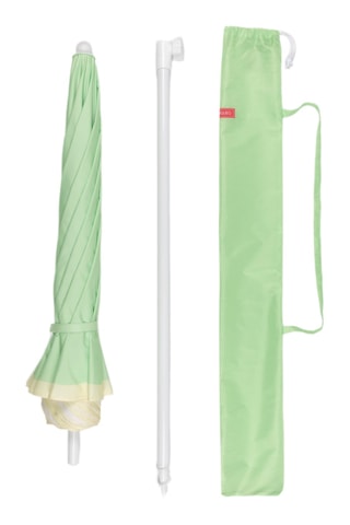 $Parasol rond avec pied - Diamètre toile 160 cm