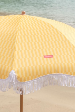 $Parasol rond avec pied - Diamètre toile 180 cm