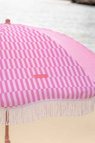$Parasol rond avec pied - Diamètre toile 180 cm
