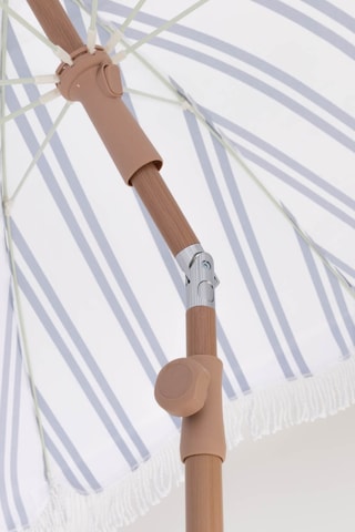 $Parasol rond avec pied - Diamètre toile 180 cm