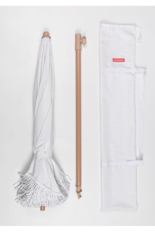 $Parasol rond avec pied - Diamètre toile 180 cm