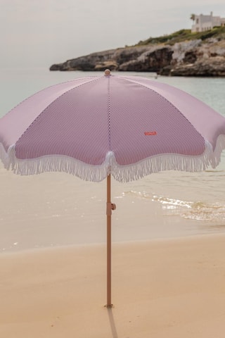 $Parasol rond avec pied - Diamètre toile 180 cm