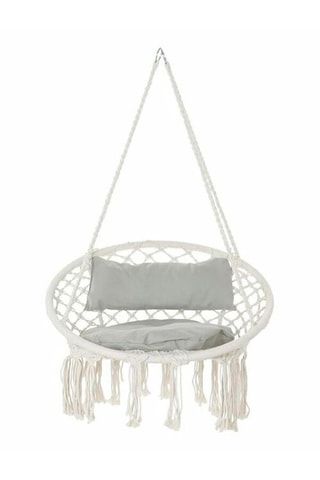 $Hamac chaise macramé suspendu - 82 x 62 x 123 cm