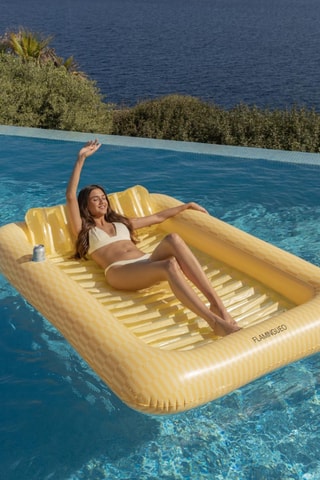 $Matelas de piscine gonflable - 205 x 140 x 38 cm - Jusqu'à 125 kg
