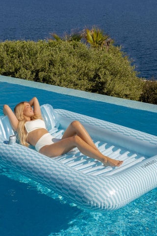 $Matelas de piscine gonflable - 205 x 140 x 38 cm - Jusqu'à 125 kg