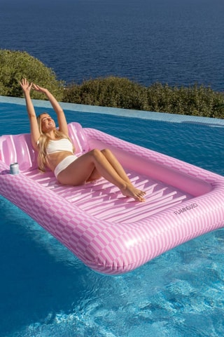 $Matelas de piscine gonflable - 205 x 140 x 38 cm - Jusqu'à 125 kg