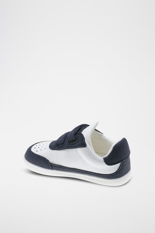 $Baskets - Blanc et bleu marine