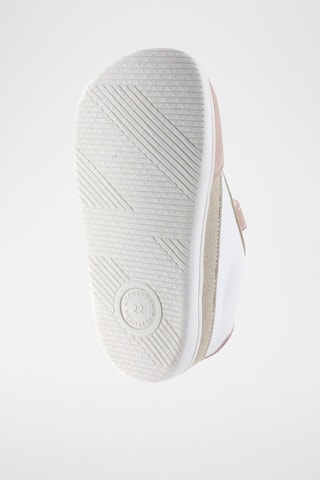 $Baskets - Blanc et rose