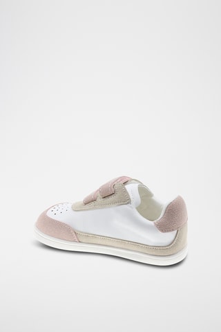 $Baskets - Blanc et rose