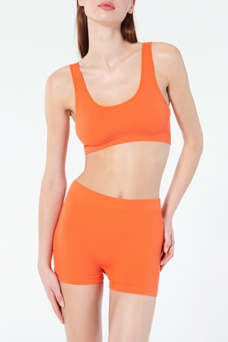 $Shorty taille haute Tulipaniz - Orange