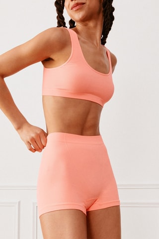 $Shorty taille haute Tulipaniz - Rose