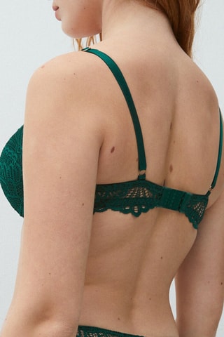 $Soutien-gorge push-up Ultrapushiz - Vert sapin - Undiz