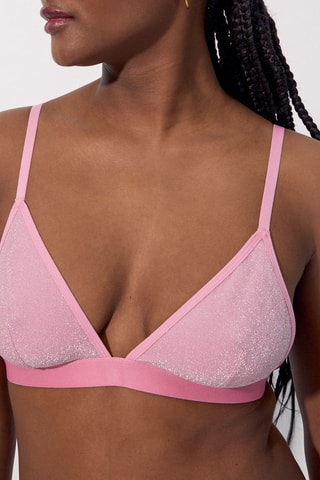 $Soutien-gorge en velours Bonheuriz - Rose - Undiz