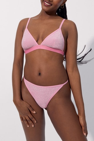 $Soutien-gorge en velours Bonheuriz - Rose - Undiz