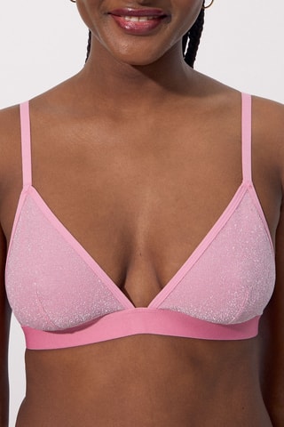 $Soutien-gorge en velours Bonheuriz - Rose - Undiz