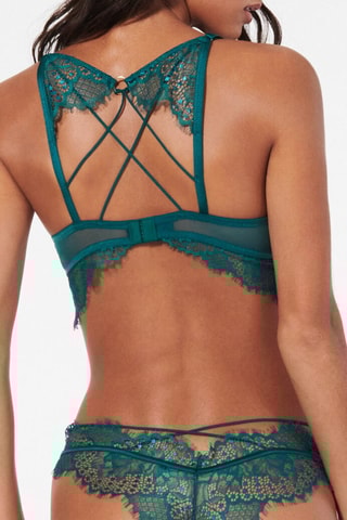 $Soutien-gorge ampliforme Bubiniz - Bleu pétrole