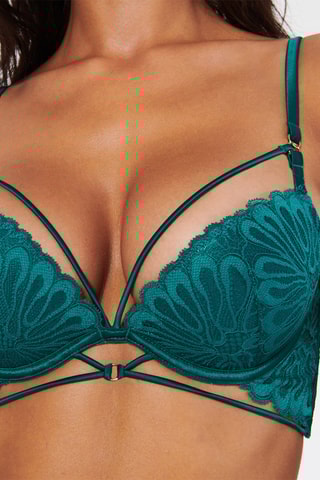 $Soutien-gorge push-up Pampaiz - Bleu pétrole