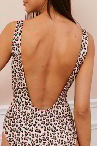 $Maillot 1 pièce Sunleopiz - Rose poudré