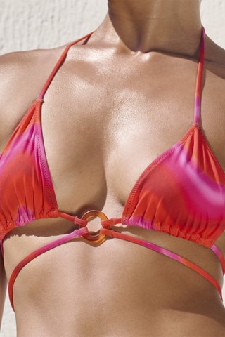 $Haut de maillot tie and dye Sammiz Glowiz - Rouge