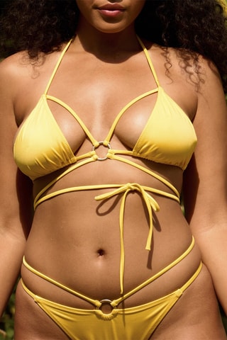 $Haut de maillot coques Leilaniz - Jaune