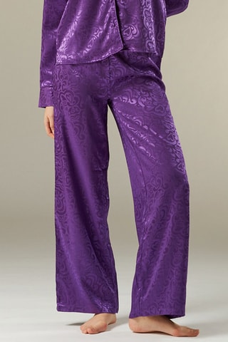 $Pantalon wide legs Coeurdetailliz - Violet