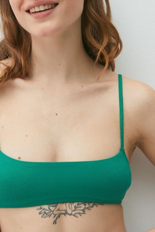 $Brassière Actuel en coton biologique - Vert
