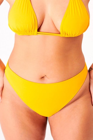 $Bas de maillot taille haute Sunslipiz - Jaune