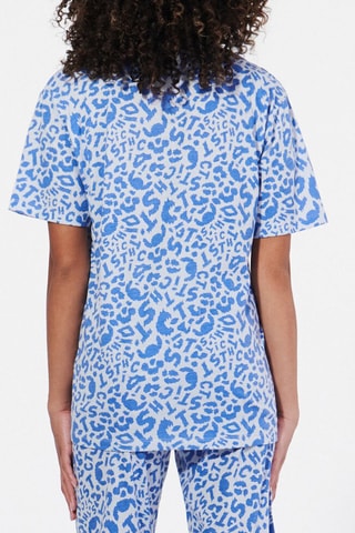 $T-shirt de pyjama Lilo et Stitch Disney en coton biologique - Bleu - Undiz