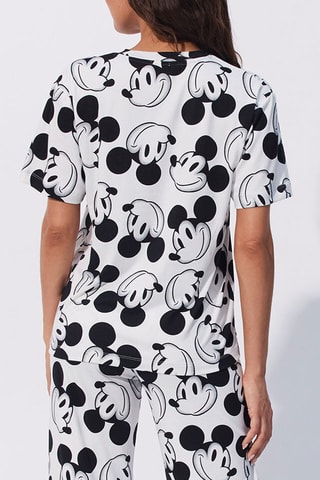 $T-shirt de pyjama Mickey Disney - Blanc - Undiz