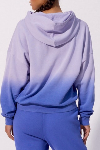 $Sweat dip and dye Dipiz en coton biologique - Mauve et indigo - Undiz