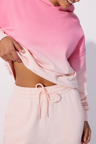 $Sweat dip and dye Dipiz en coton biologique - Rose - Undiz