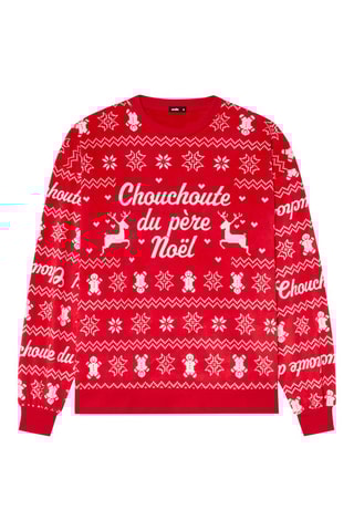 $Sweat en velours Chouchoutiz - Rouge