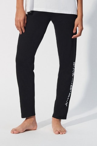 $Pantalon de pyjama One Piece Luffiz en coton biologique - Noir - Undiz