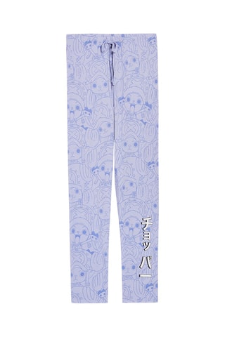 $Pantalon de pyjama One Piece en coton biologique - Bleu - Undiz
