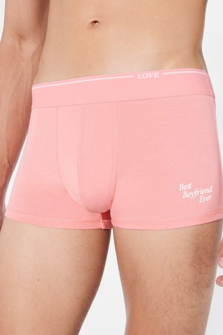 $2 boxers Bboyfriz - Rose et rouge