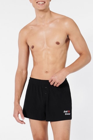 $2 caleçons Jolicoriz - Noir et rouge
