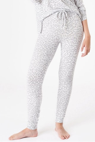 $Legging taille haute Printcarriz - Taupe - Undiz